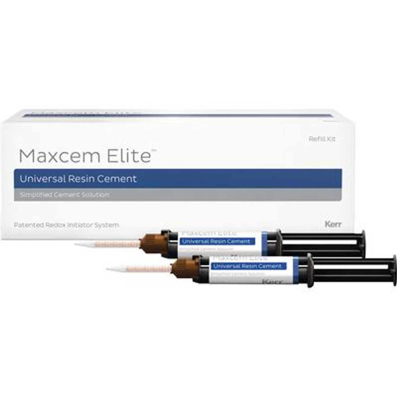 Kerr Dental 33873 Maxcem Elite Self Etch Adhesive Resin Cement Syringe 2/Pk White 5 Gm Kerr Dental 33873 Maxcem Elite Self Etch Adhesive Resin Cement Syringe 2/Pk White 5 Gm